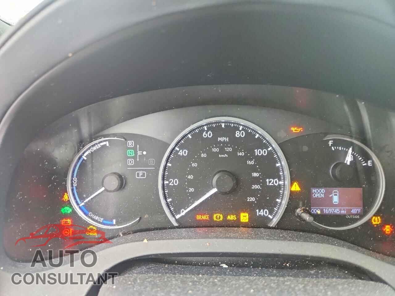 LEXUS CT 200 2012 - JTHKD5BH6C2051491