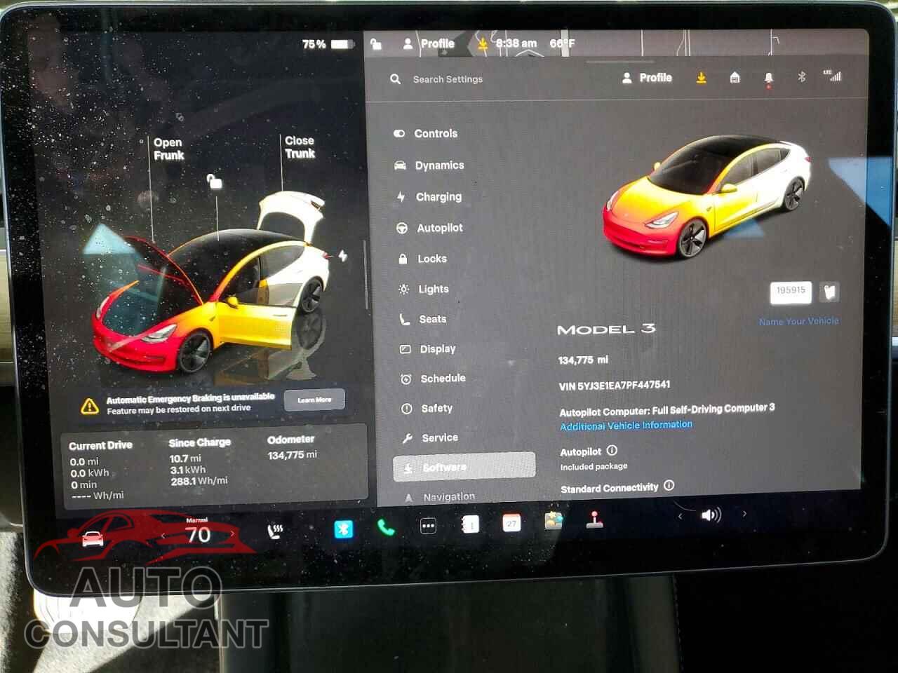 TESLA MODEL 3 2023 - 5YJ3E1EA7PF447541