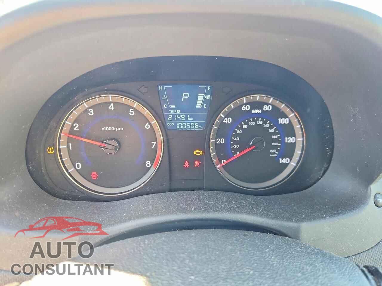 HYUNDAI ACCENT 2013 - KMHCU5AE5DU104955