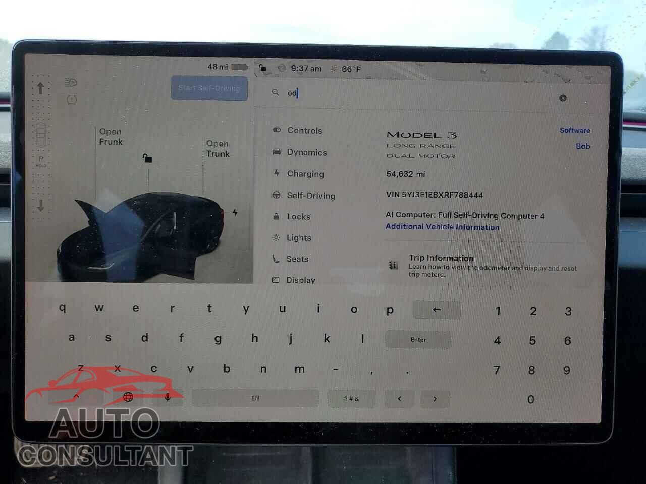 TESLA MODEL 3 2024 - 5YJ3E1EBXRF788444