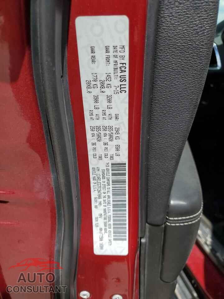 DODGE DURANGO 2015 - 1C4RDJEG7FC947048
