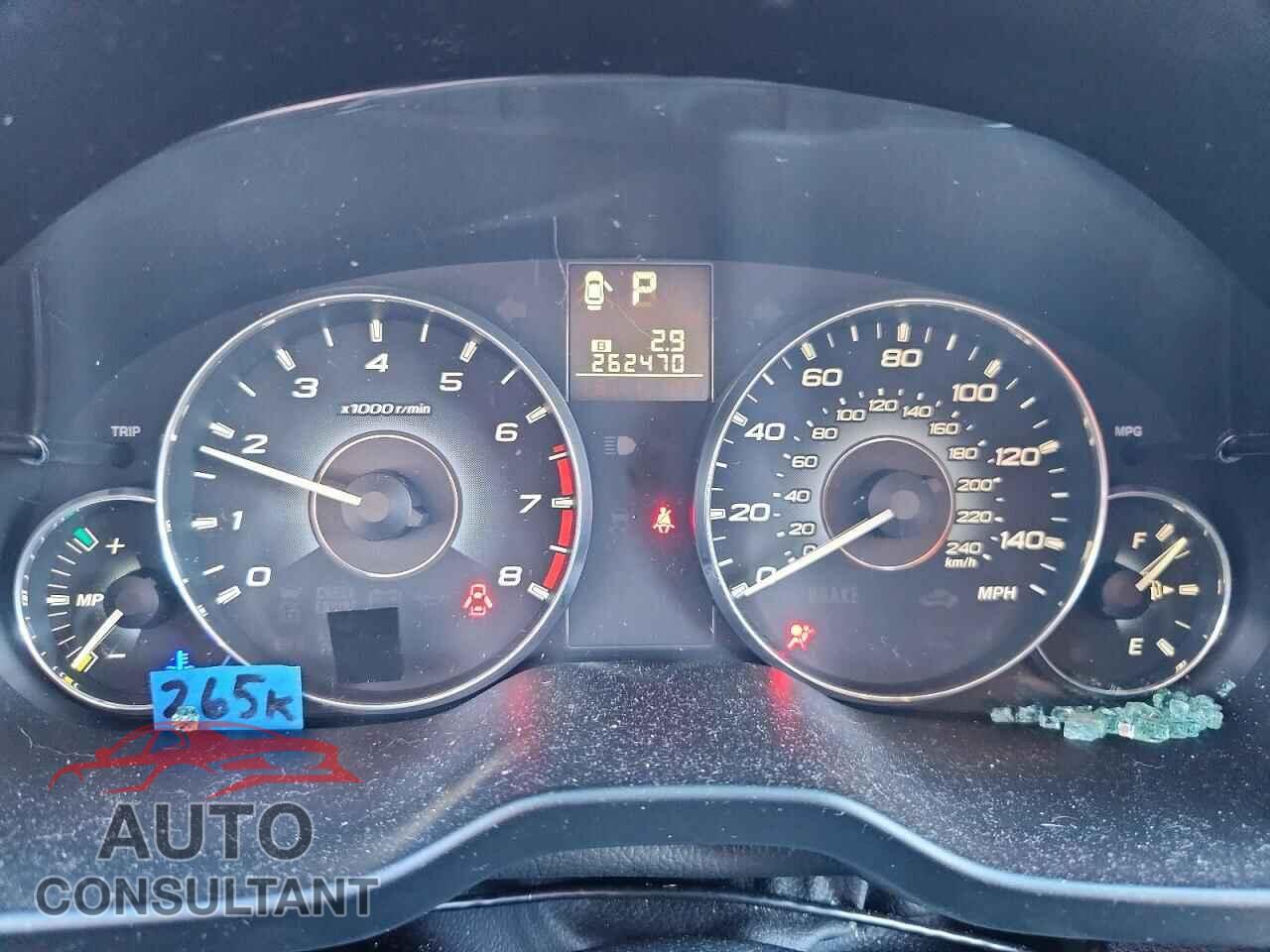 SUBARU OUTBACK 2010 - 4S4BRBKC4A3385561