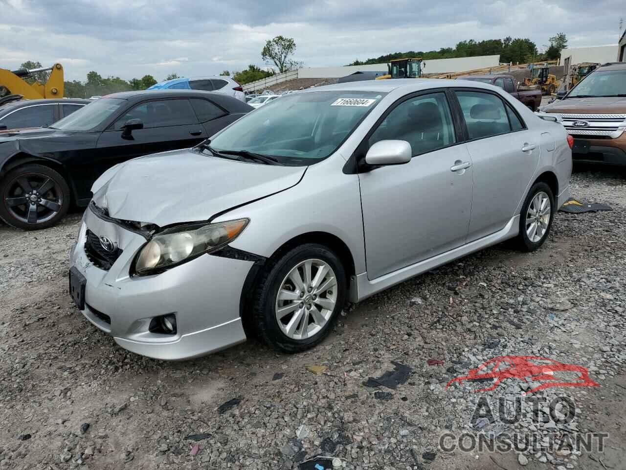 TOYOTA COROLLA 2010 - 2T1BU4EE6AC463468