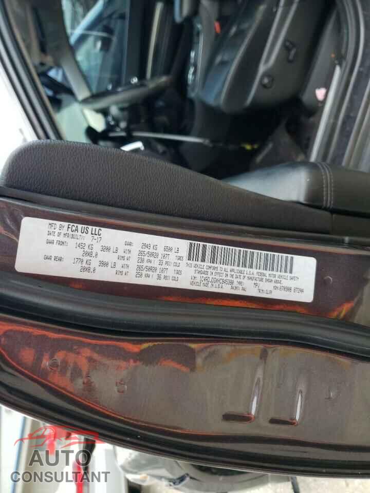 DODGE DURANGO 2017 - 1C4RDJDGXHC945380