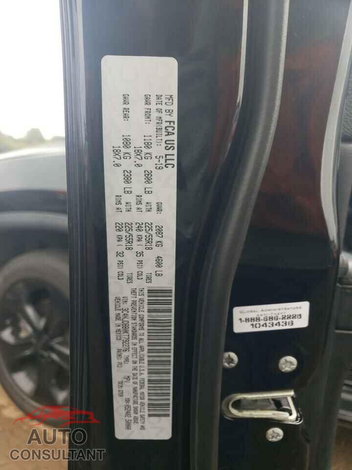 JEEP COMPASS 2019 - 3C4NJDBB0KT792276