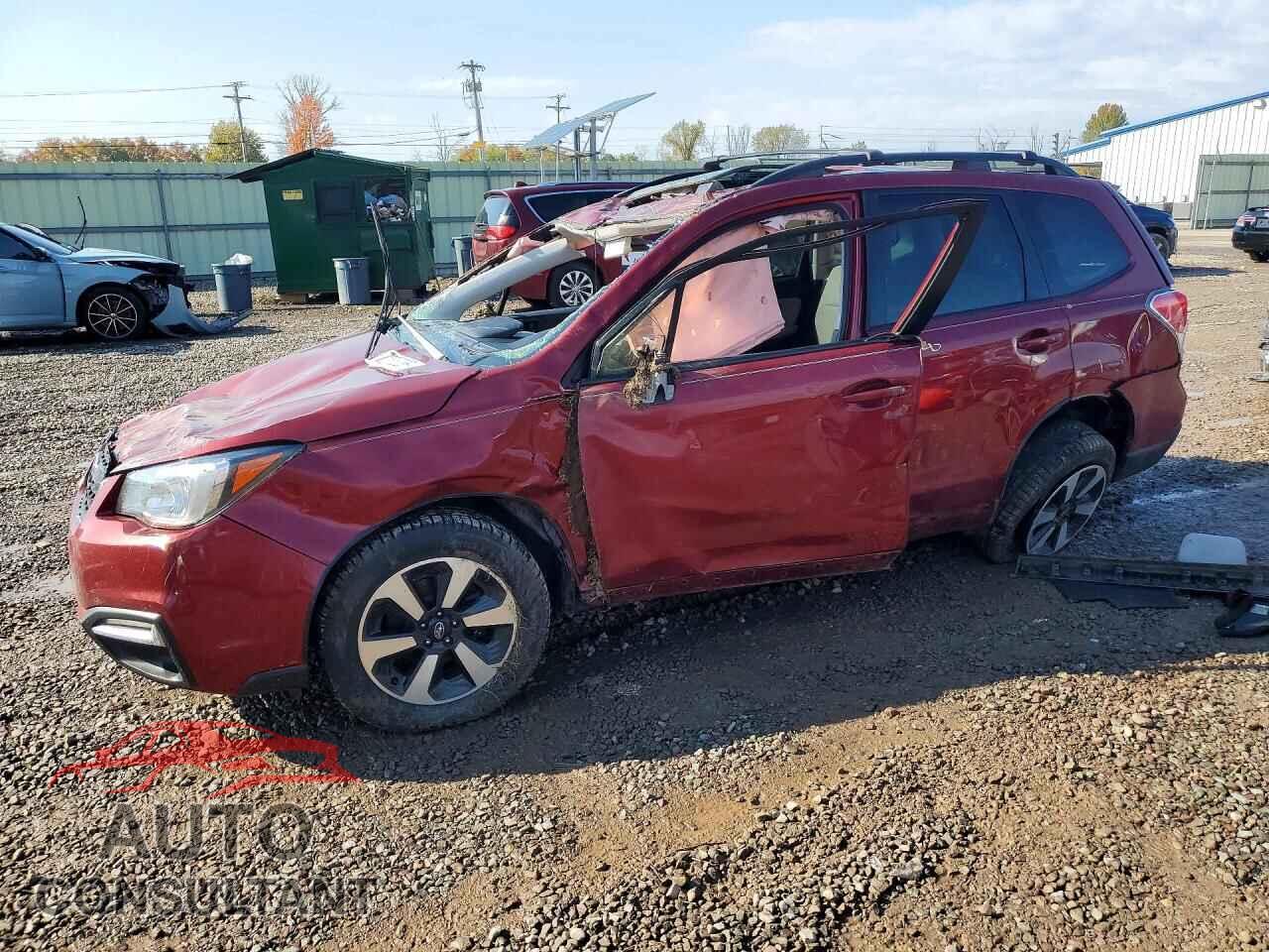 SUBARU FORESTER 2018 - JF2SJAEC4JH512976