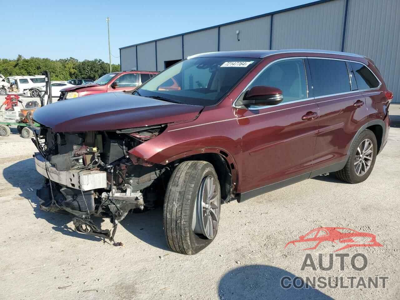 TOYOTA HIGHLANDER 2019 - 5TDKZRFH0KS333279