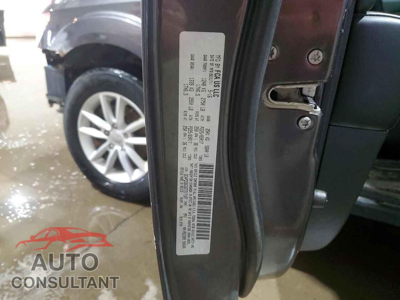 DODGE JOURNEY 2016 - 3C4PDDBG3GT217107