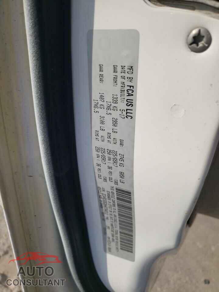 DODGE CARAVAN 2017 - 2C4RDGBG9HR784212