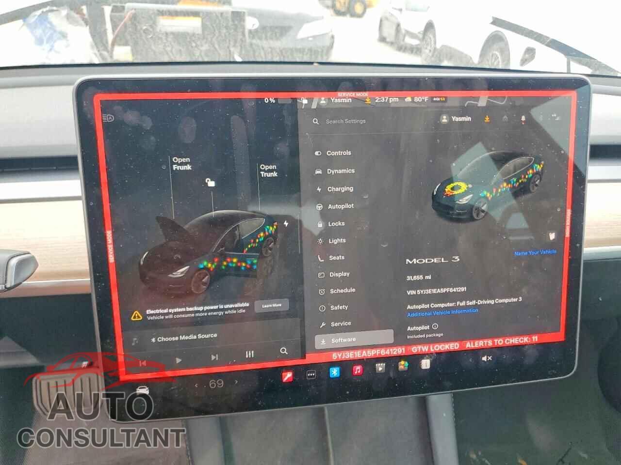TESLA MODEL 3 2023 - 5YJ3E1EA5PF641291