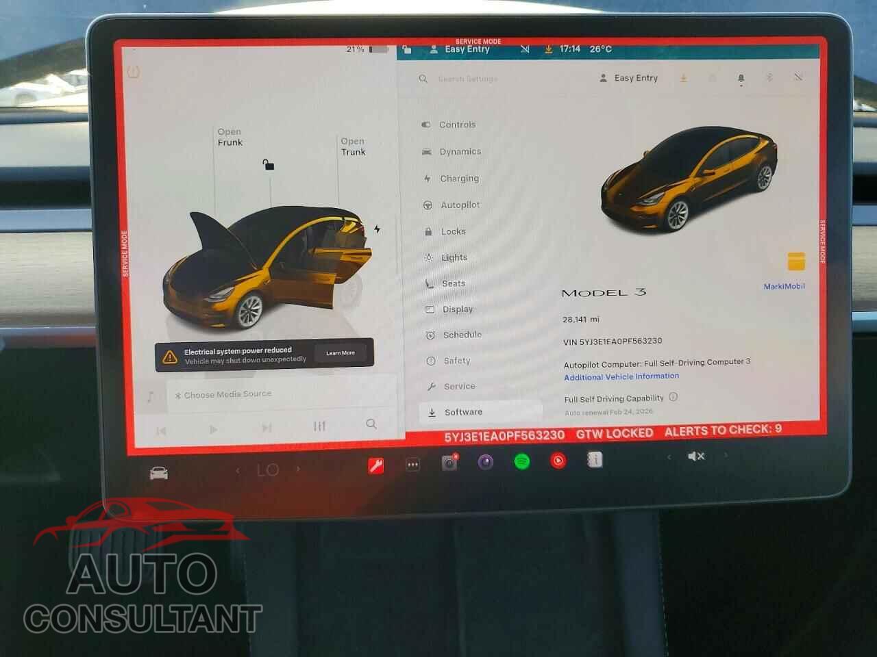 TESLA MODEL 3 2023 - 5YJ3E1EA0PF563230