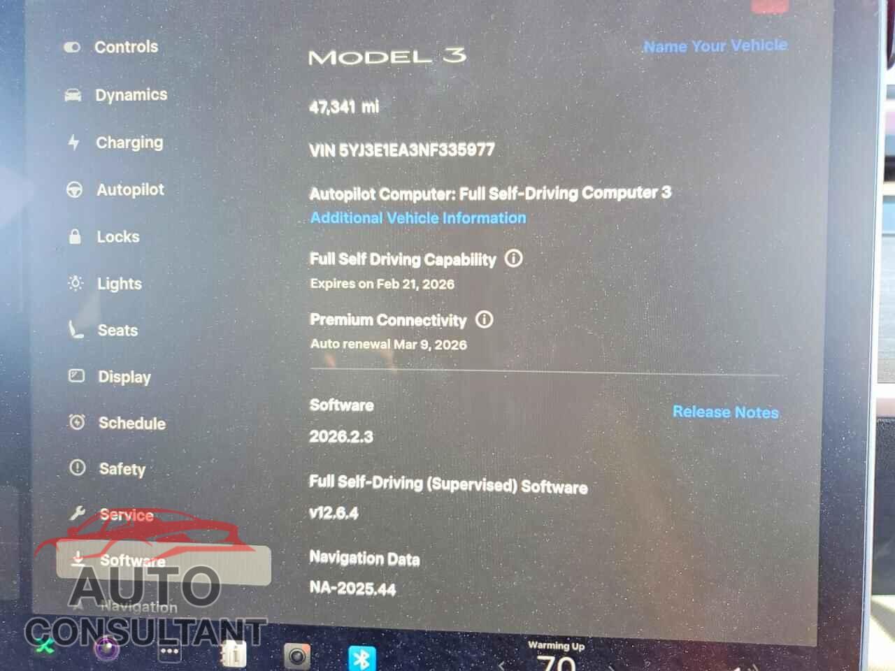 TESLA MODEL 3 2022 - 5YJ3E1EA3NF335977