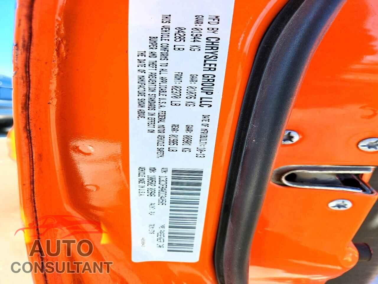 DODGE DART 2013 - 1C3CDFBA0DD340505