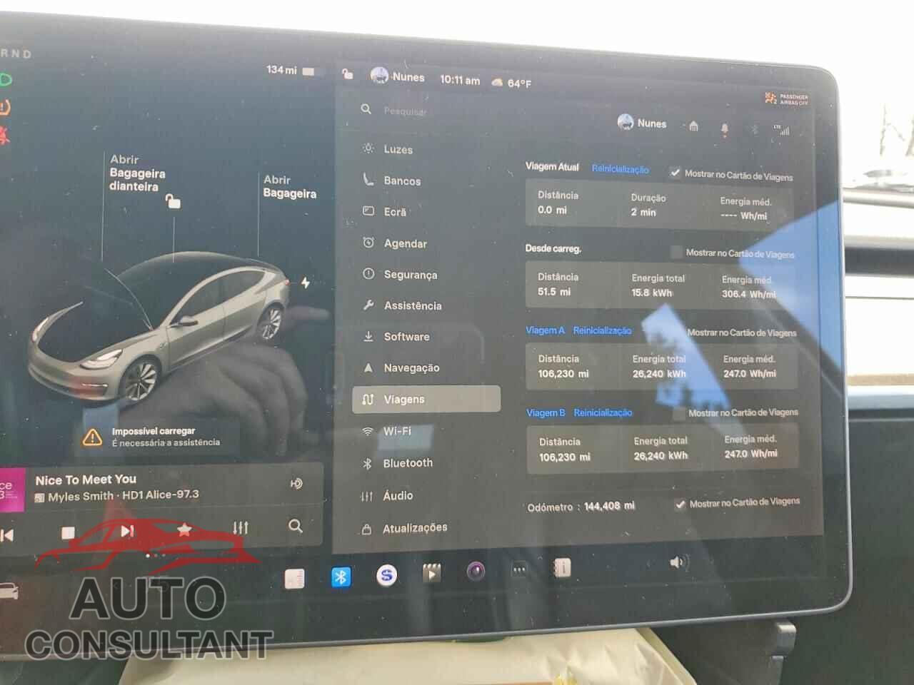 TESLA MODEL 3 2018 - 5YJ3E1EA0JF053144