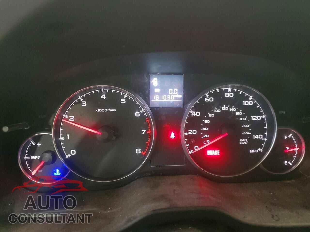SUBARU OUTBACK 2013 - 4S4BRBCC4D1240504