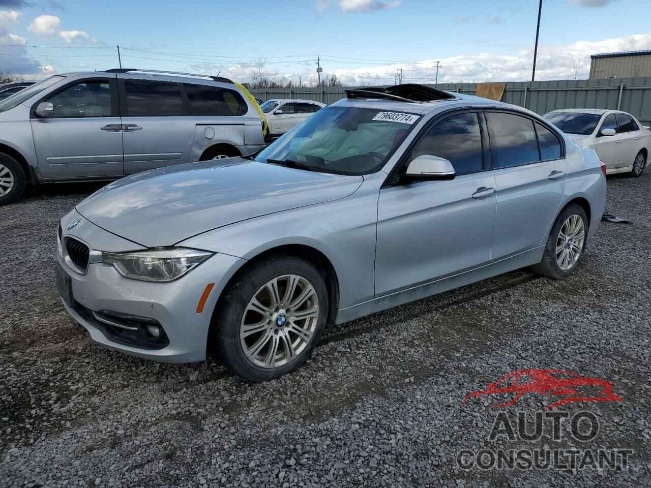 BMW 3 SERIES 2017 - WBA8D9C38HA004656