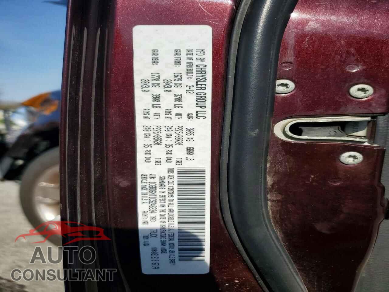 DODGE RAM 1500 2012 - 1C6RD6NT1CS246234