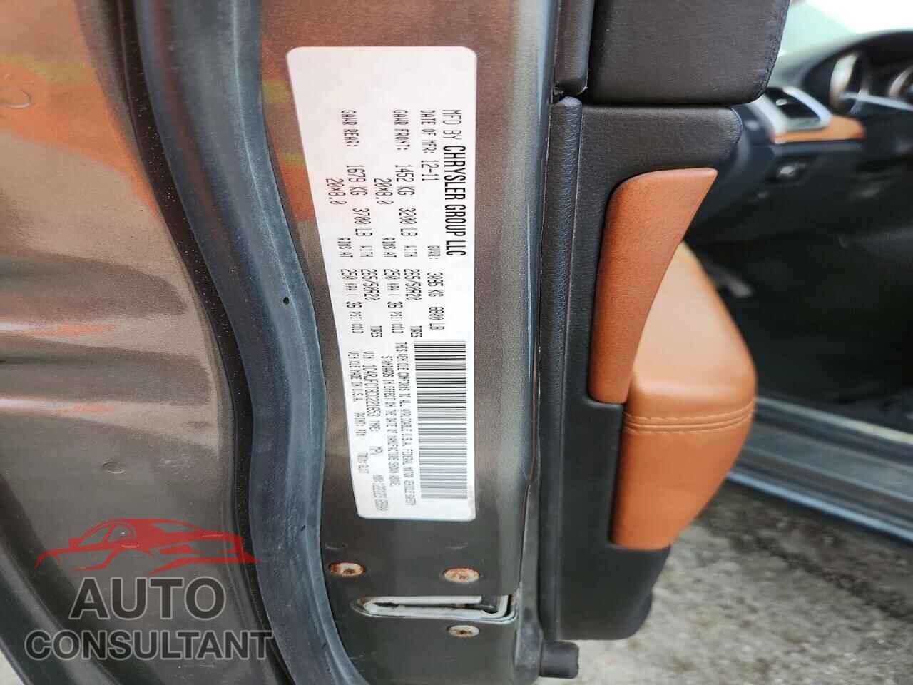 JEEP CHEROKEE 2012 - 1C4RJFCT8CC221653