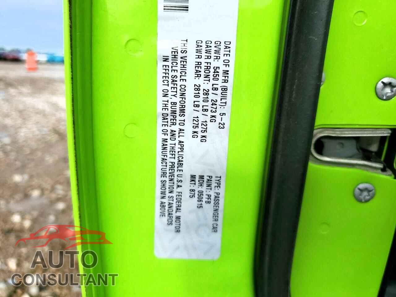DODGE CHARGER 2023 - 2C3CDXGJ0PH588680