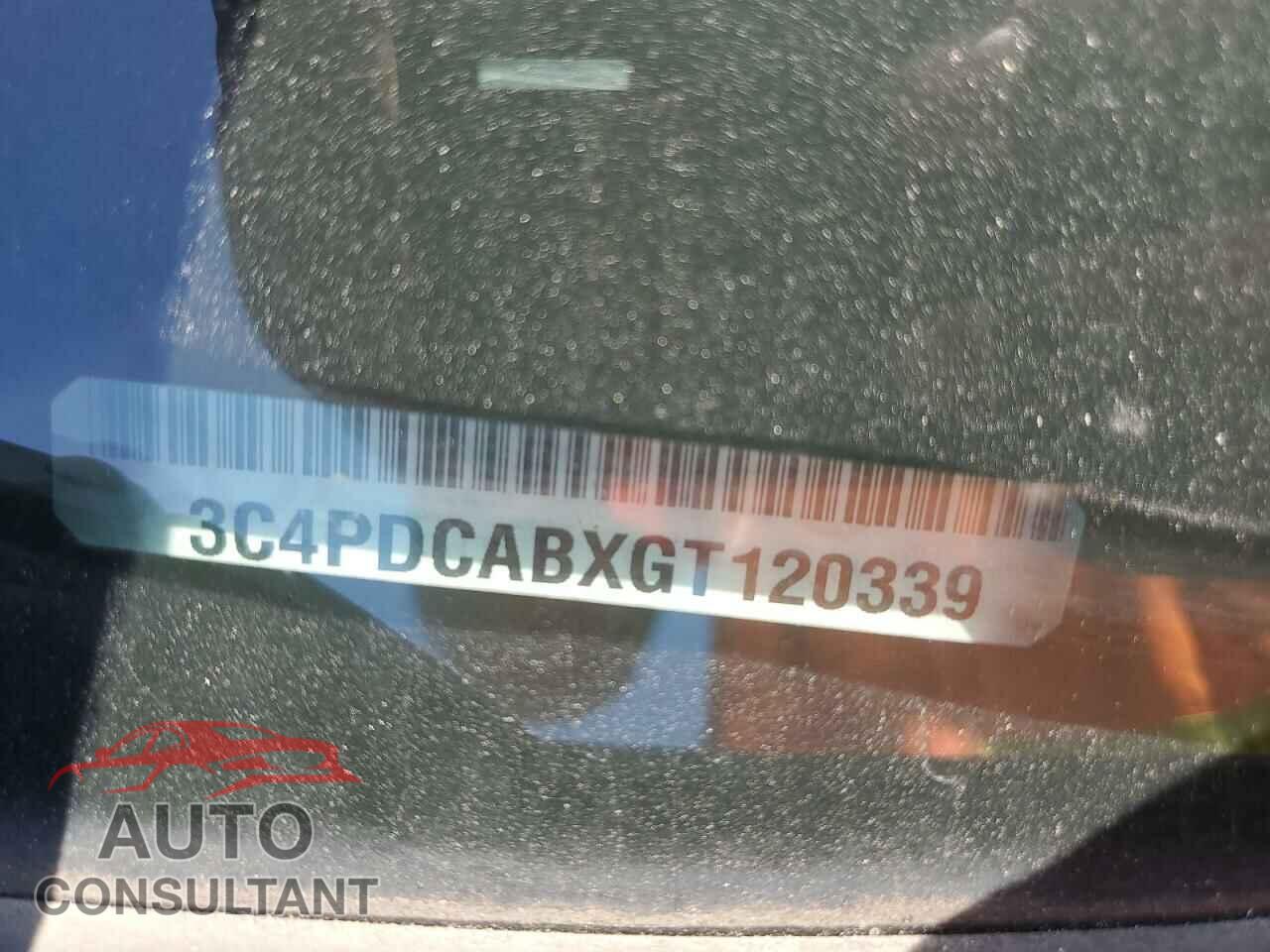 DODGE JOURNEY 2016 - 3C4PDCABXGT120339