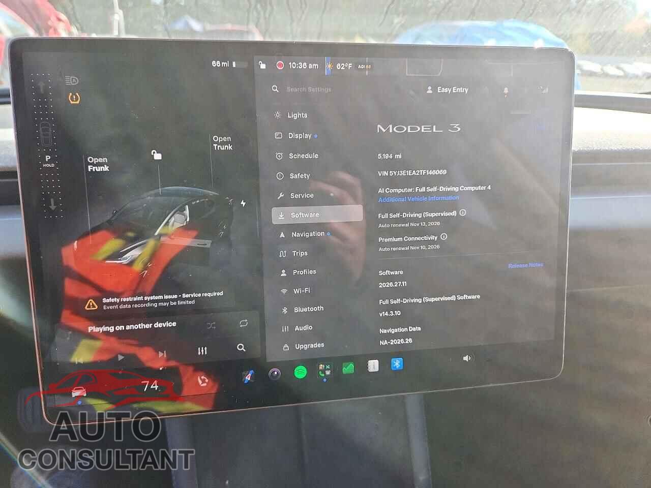 TESLA MODEL 3 2026 - 5YJ3E1EA2TF146069