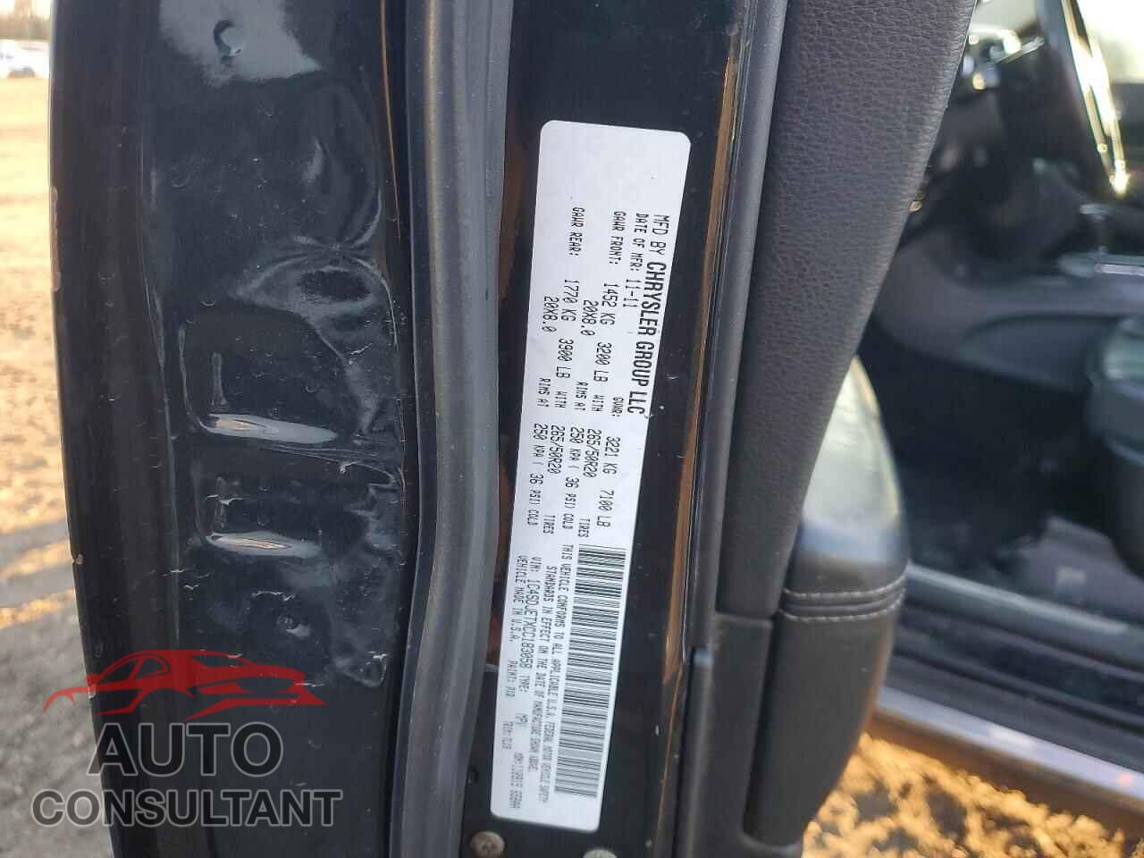 DODGE DURANGO 2012 - 1C4SDJETXCC183058