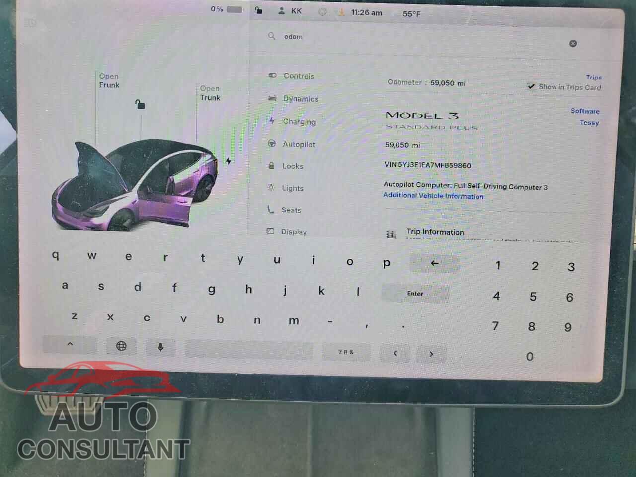 TESLA MODEL 3 2021 - 5YJ3E1EA7MF859860