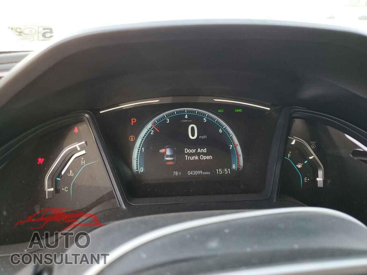 HONDA CIVIC 2019 - 2HGFC2F65KH575302