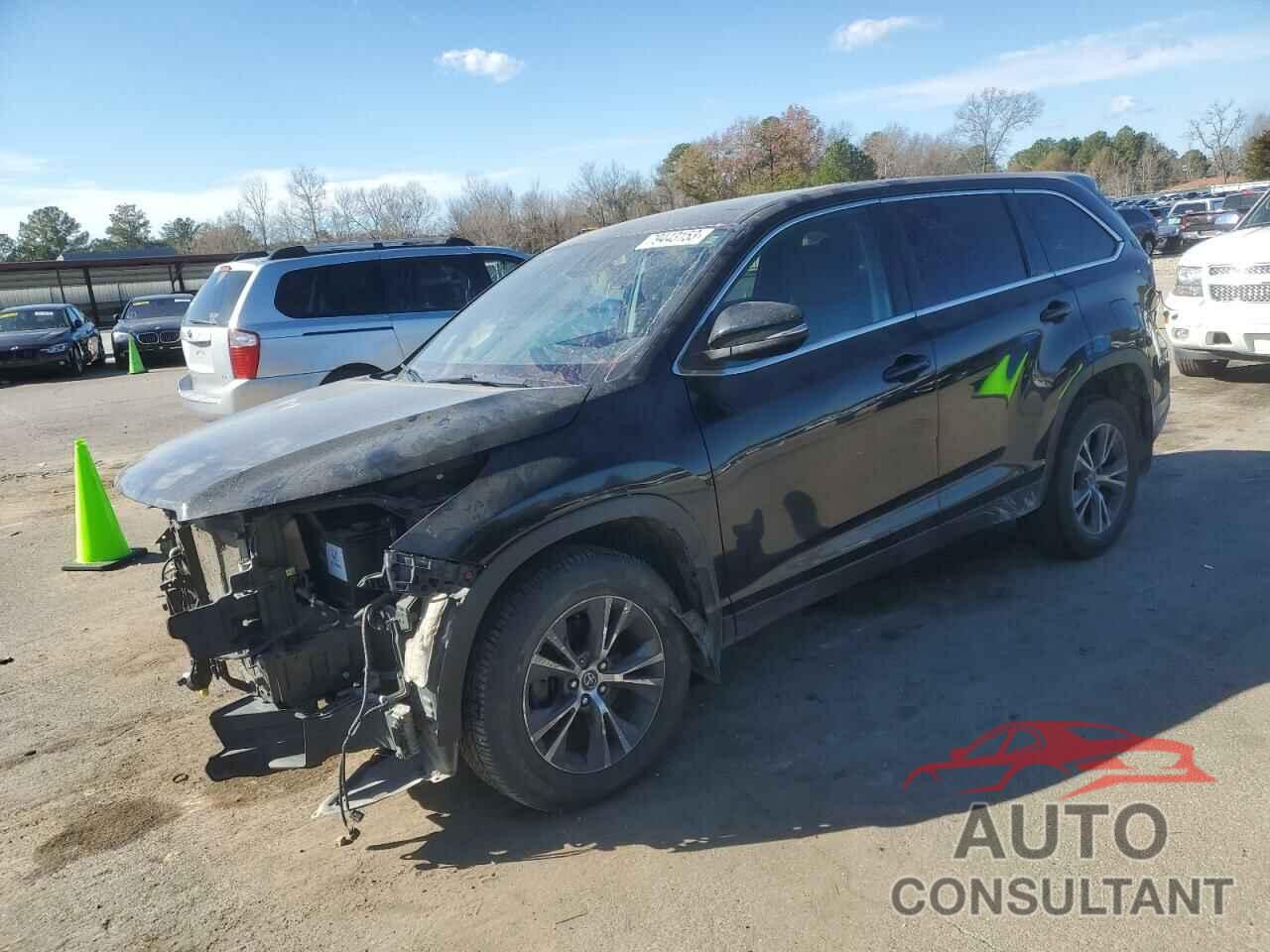 TOYOTA HIGHLANDER 2019 - 5TDBZRFH0KS923045