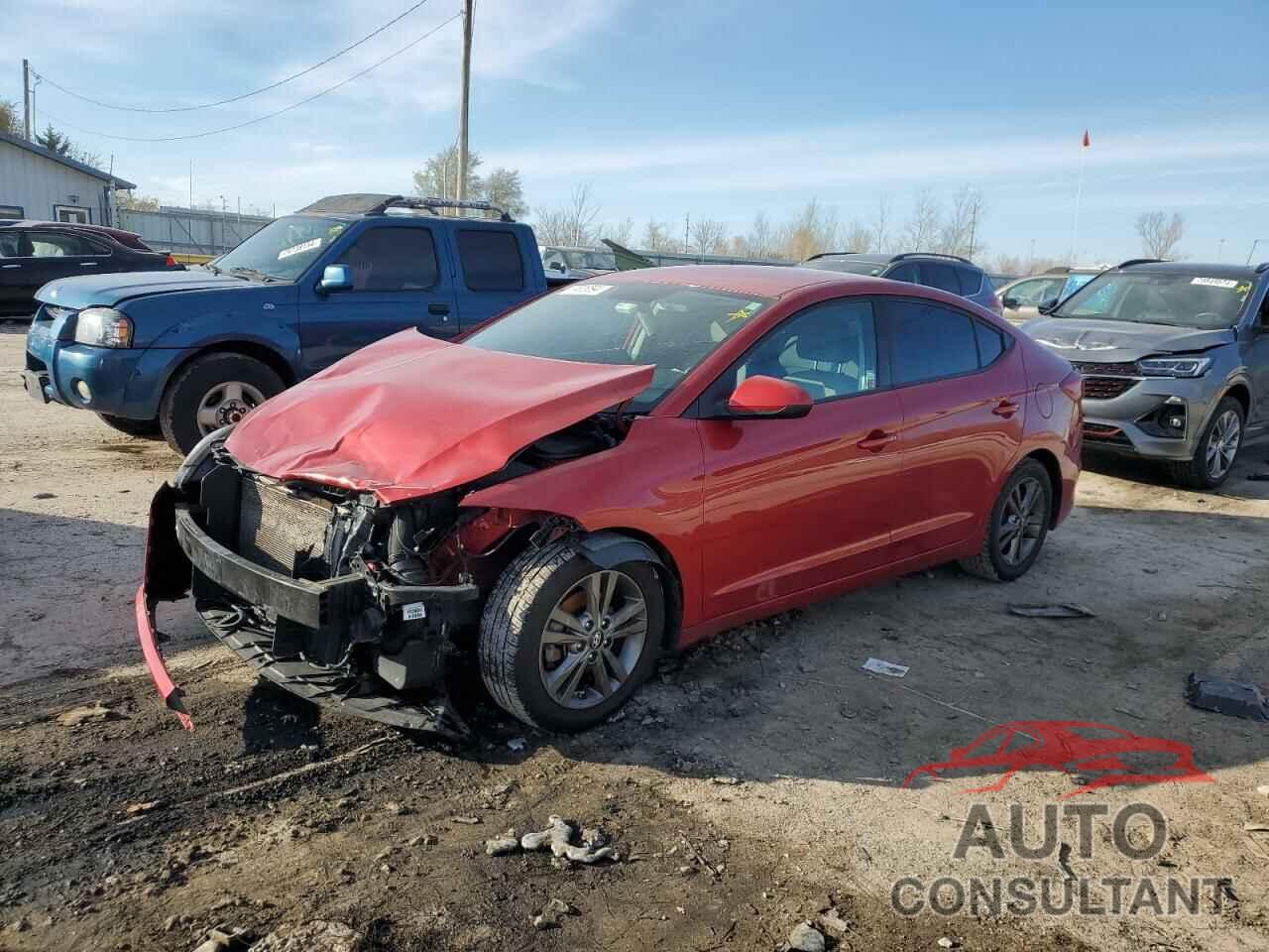 HYUNDAI ELANTRA 2018 - 5NPD84LFXJH242171