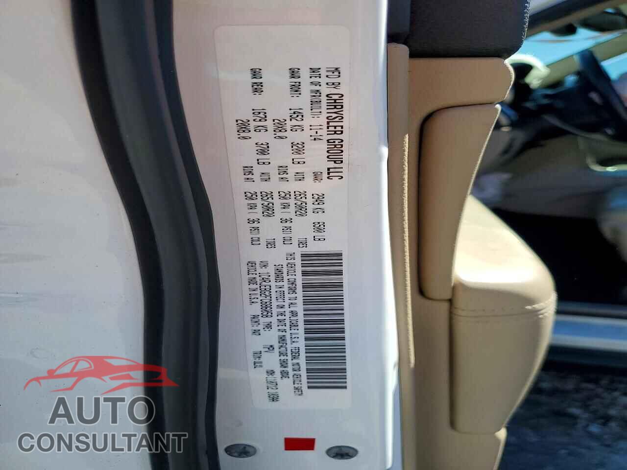 JEEP CHEROKEE 2015 - 1C4RJEBG2FC686058