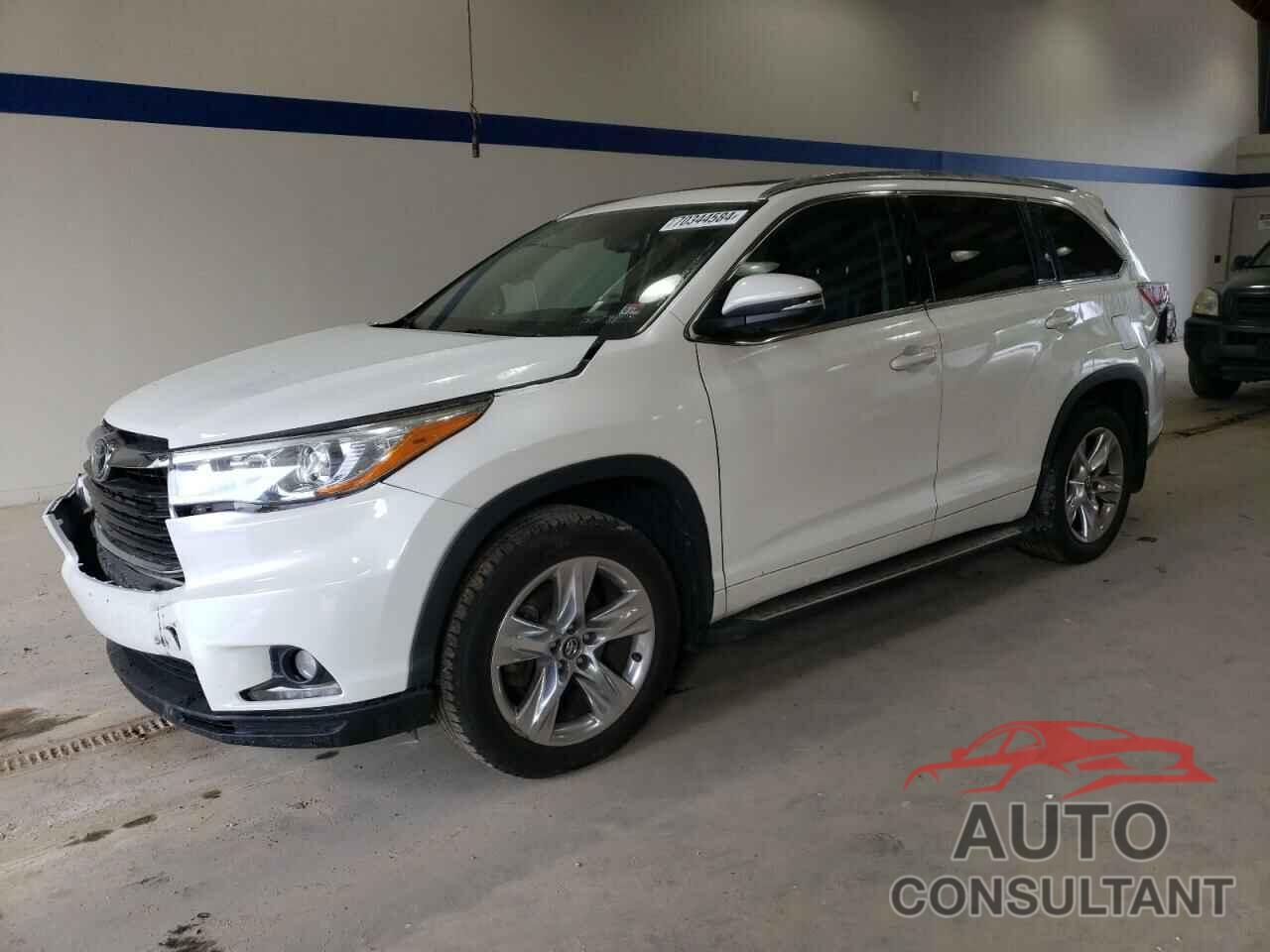 TOYOTA HIGHLANDER 2016 - 5TDDKRFH2GS285840