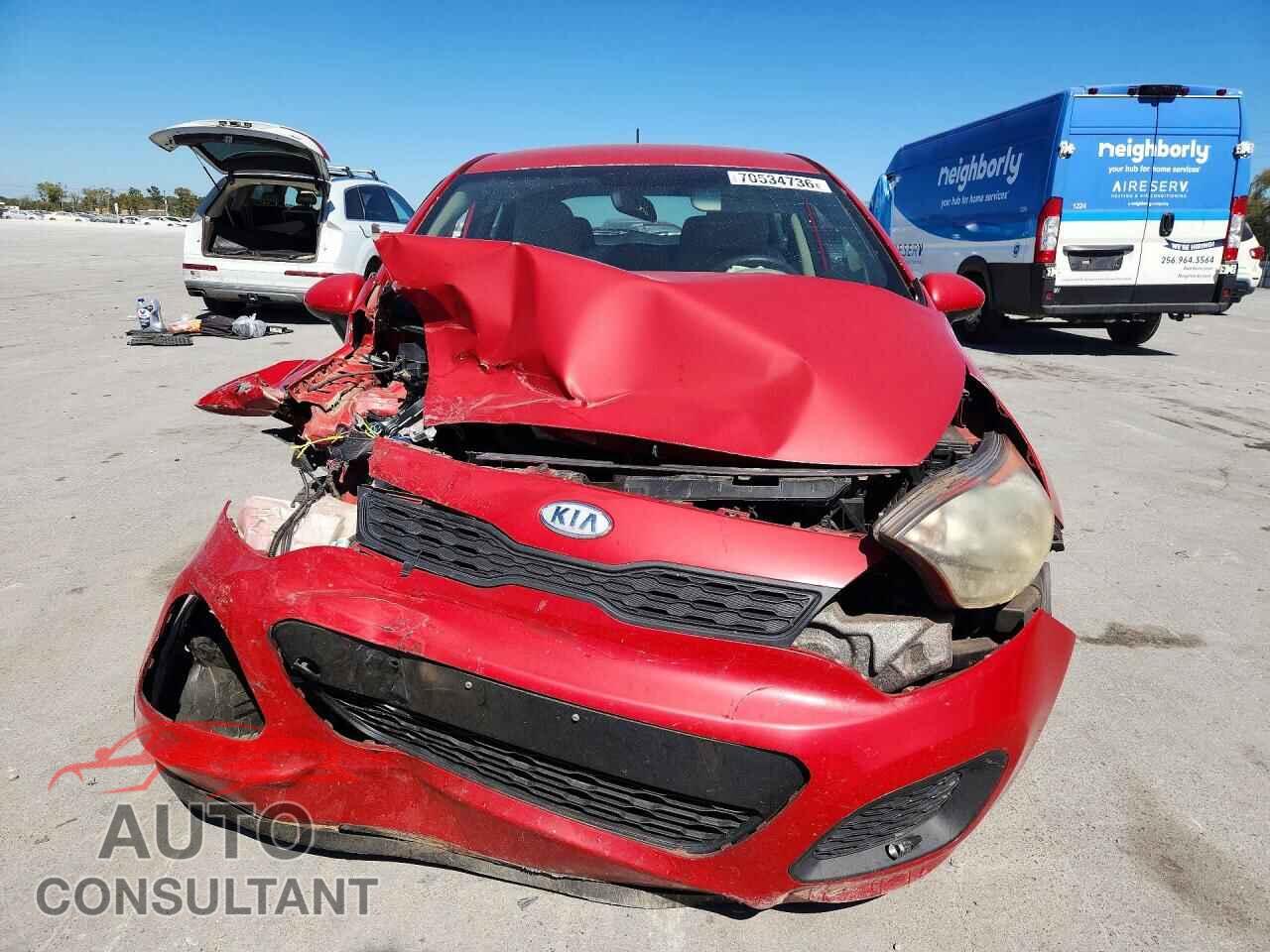 KIA RIO 2013 - KNADM5A32D6098296