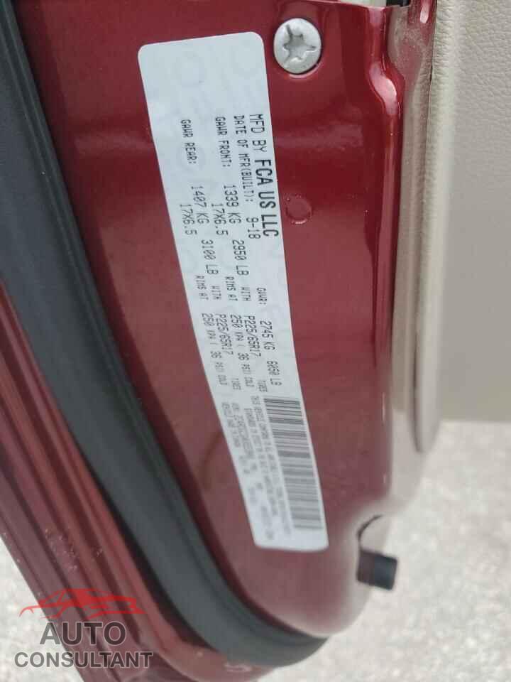 DODGE CARAVAN 2019 - 2C4RDGCGXKR553003