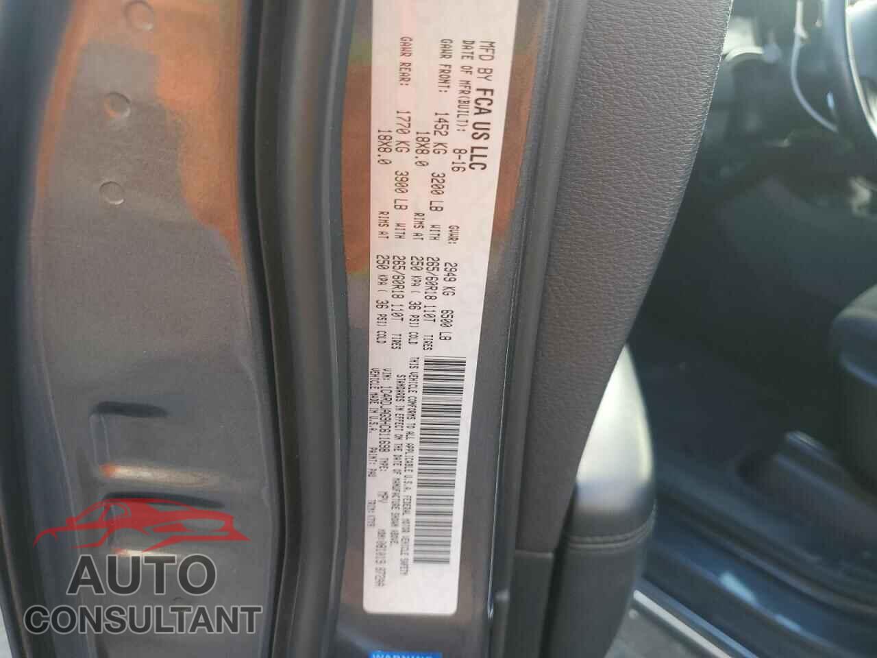 DODGE DURANGO 2017 - 1C4RDJAG9HC611698