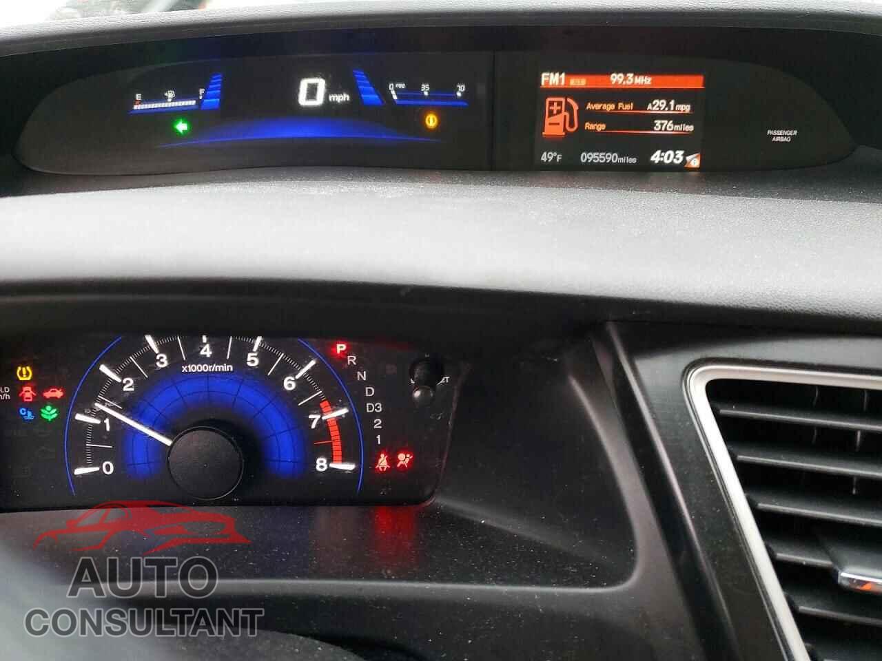 HONDA CIVIC 2013 - 19XFB2F51DE052866