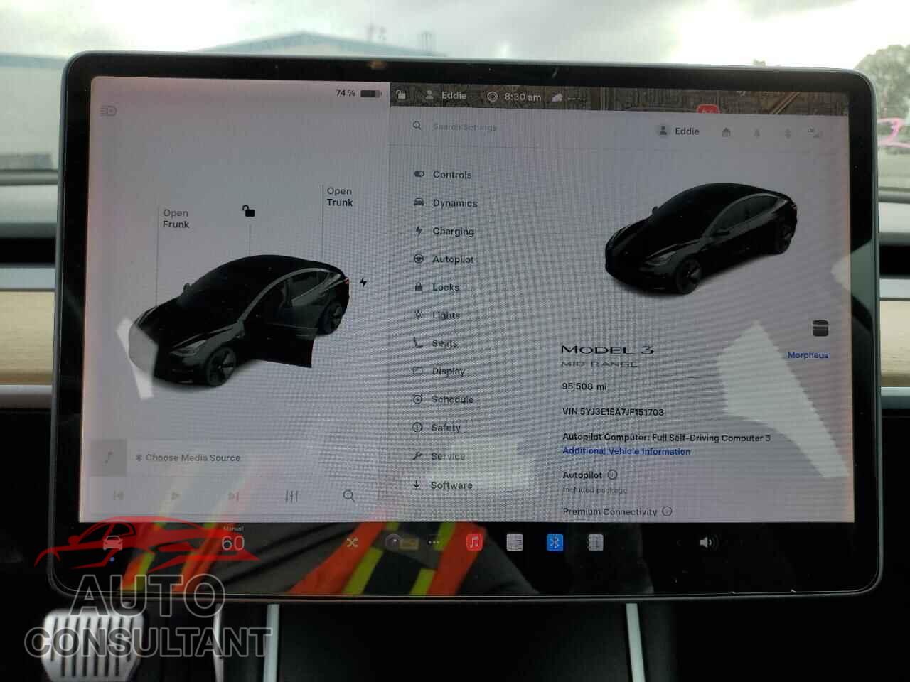 TESLA MODEL 3 2018 - 5YJ3E1EA7JF151703