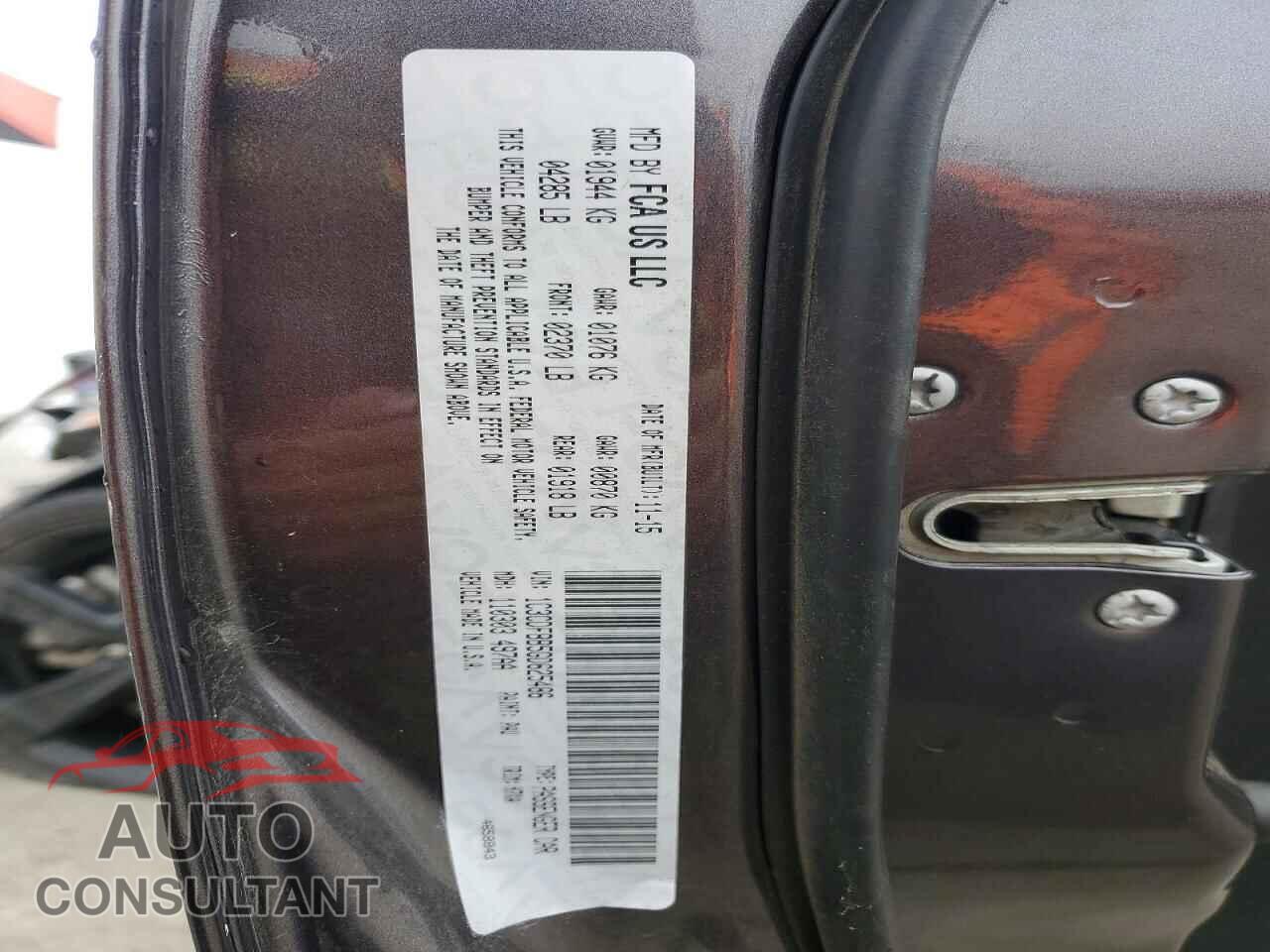 DODGE DART 2016 - 1C3CDFBB5GD625486