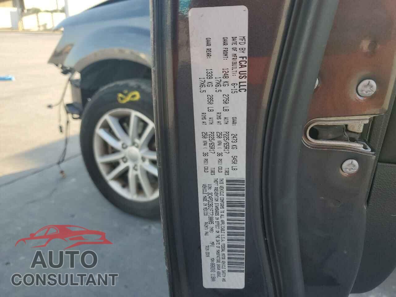 DODGE JOURNEY 2015 - 3C4PDCBG1FT718005