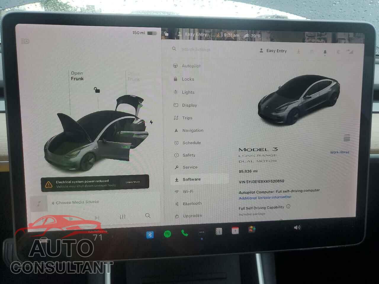 TESLA MODEL 3 2019 - 5YJ3E1EBXKF520659