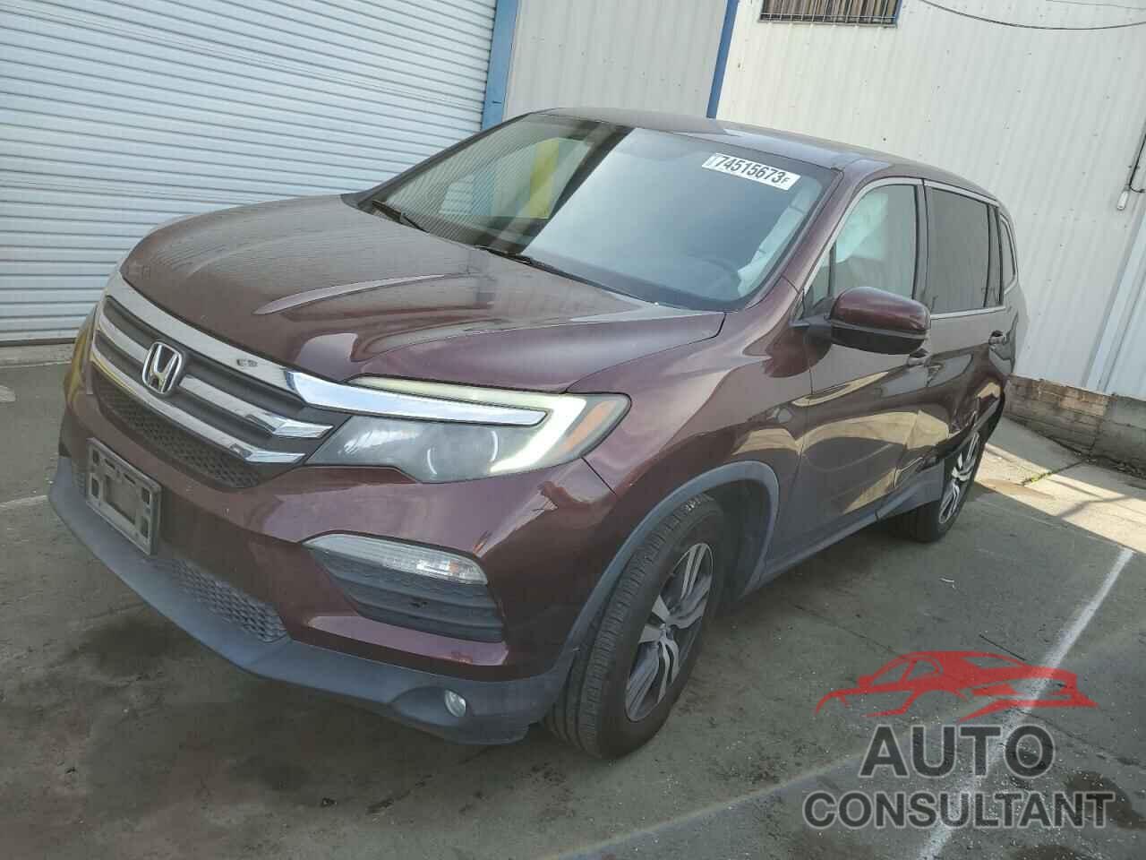 HONDA PILOT 2016 - 5FNYF5H3XGB008857