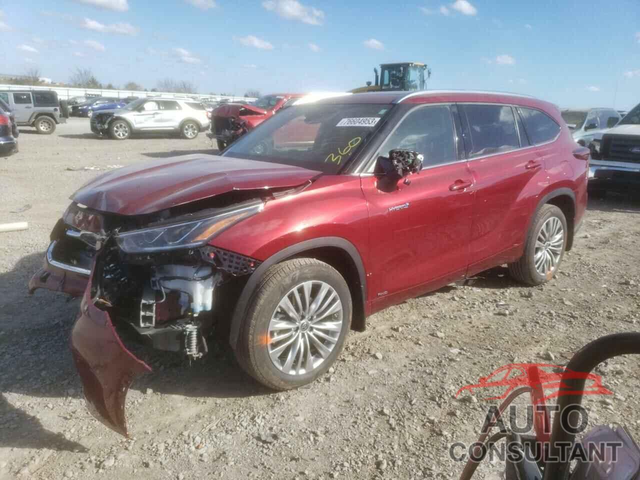 TOYOTA HIGHLANDER 2021 - 5TDEBRCH8MS036236