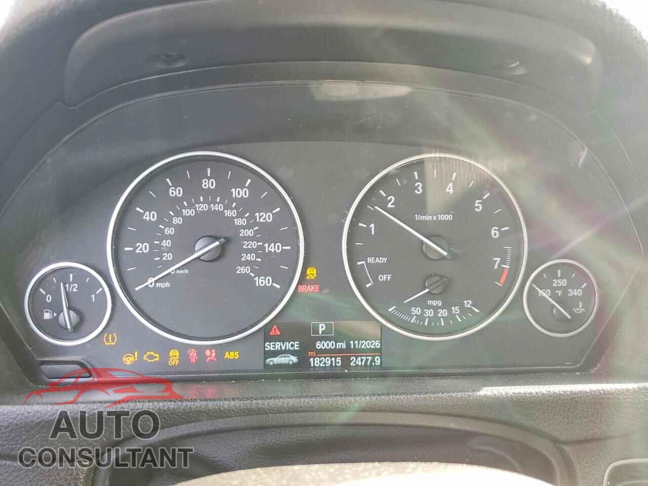 BMW 3 SERIES 2014 - WBA3C1C57EK110117