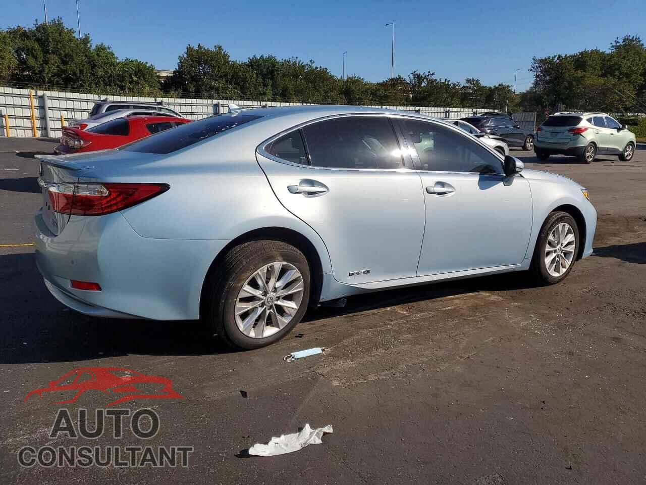 LEXUS ES300 2013 - JTHBW1GG7D2001901