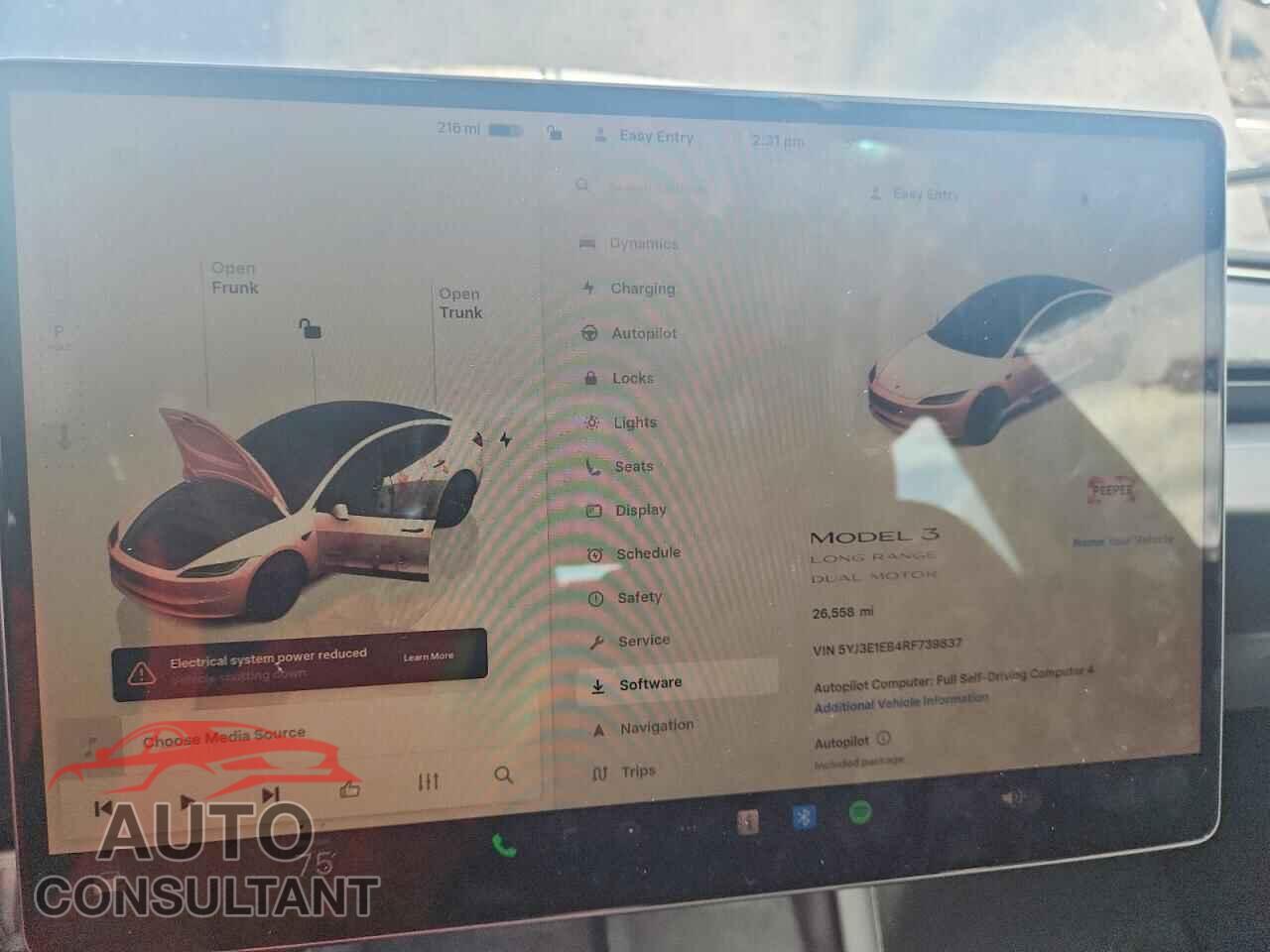 TESLA MODEL 3 2024 - 5YJ3E1EB4RF739837