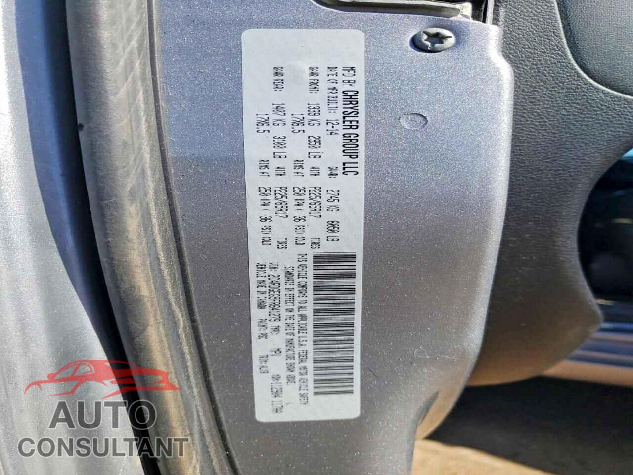 DODGE CARAVAN 2015 - 2C4RDGEG5FR641279