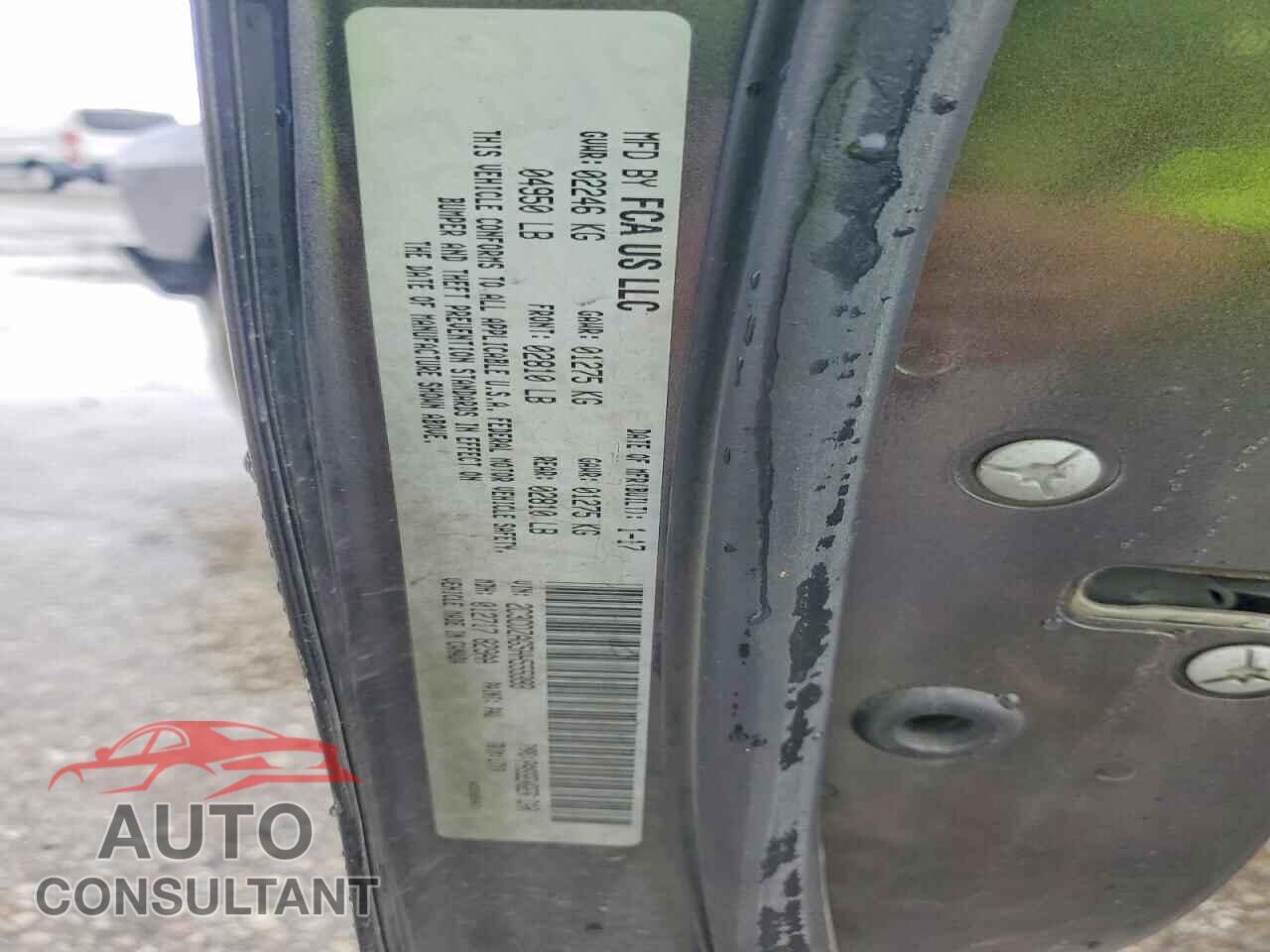 DODGE CHALLENGER 2017 - 2C3CDZAG5HH555393