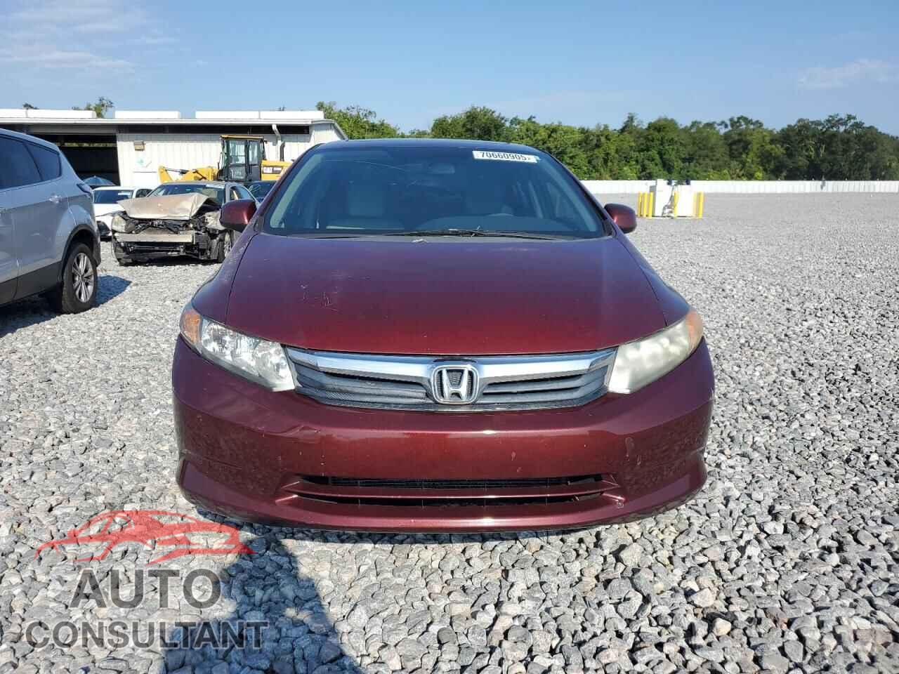HONDA CIVIC 2012 - 19XFB2F87CE322448