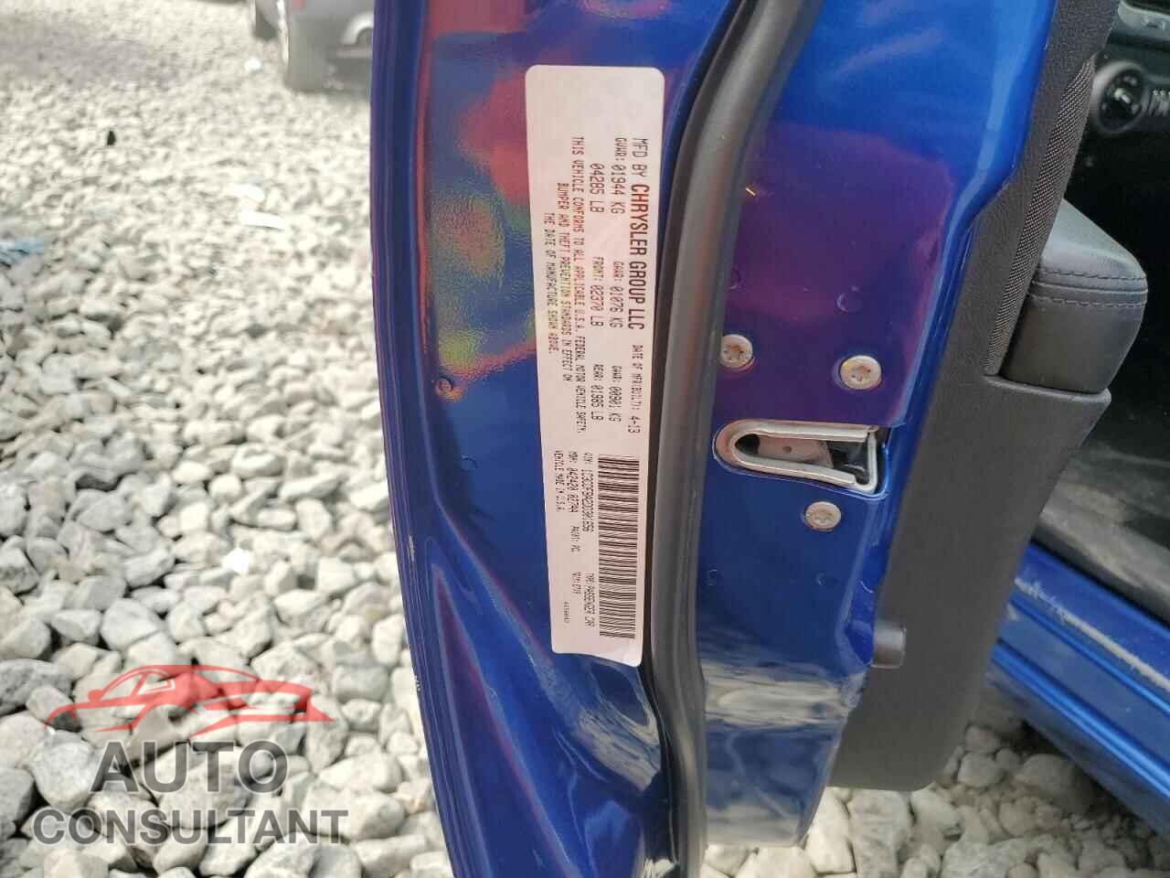 DODGE DART 2013 - 1C3CDFBA2DD301656