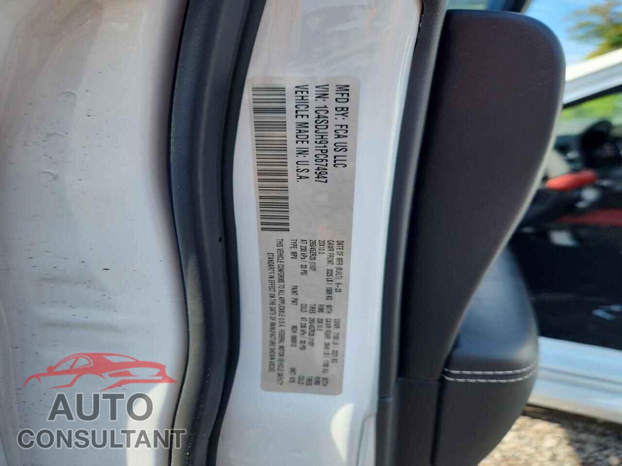 DODGE DURANGO 2023 - 1C4SDJH91PC674947